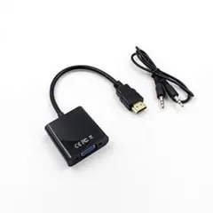HDMI to VGA アダプター 音声出力付き