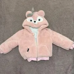 クマの顔デザイン フリースアウター