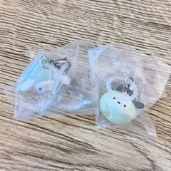 サンリオ　めじるしアクセサリー　なりきりまん　シナモンロール　ポチャッコ