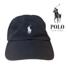 Polo Ralph Lauren コットンキャップ 黒（ブラック）