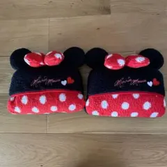 ディズニー ミニー ブランケット ポンチョ×2