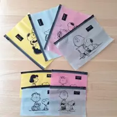SNOOPY スヌーピー ジップバッグ 大小８枚セット