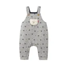 オーバーオールセットグレー　[ミキハウス　ホットビスケッツ]