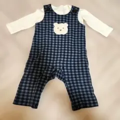 【ほぼ未使用】くまさんロンパース