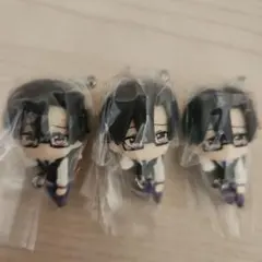 カラフルピーチキーホルダー もふくん 3個セット