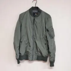 ALPHA INDUSTRIES MA-1ジャケット Mサイズ オリーブグリーン