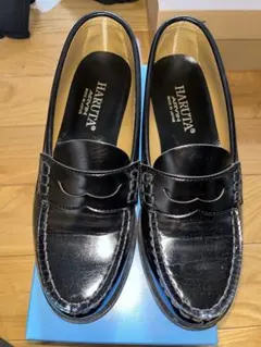 HARUTA ブラックローファー 24.5 1回しか履いていません