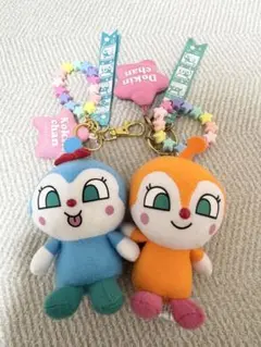 ドキンちゃんコキンちゃん　ぬいぐるみキーホルダー