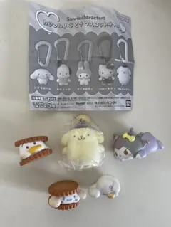 サンリオ もっちりころりん カラフルカラビナマスコットチャーム セット