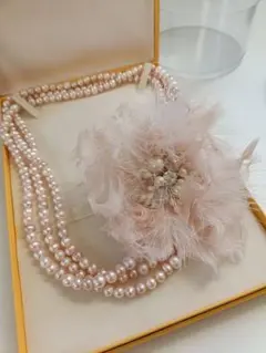 コサージュ　組曲　ピンク