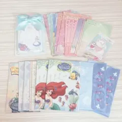 ディズニー　封筒　メモ帳　バラメモ　平成レトロ　平成女児　ディズニープリンセス
