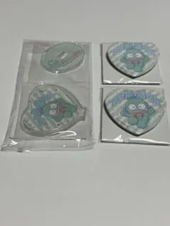 【新品未使用】サンリオ　ハンギョドン　アクリルスタンド　缶バッジ