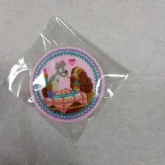 ディズニー刺繍缶バッジ　わんわん物語2個