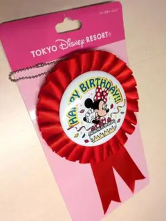 Tokyo Disney Resort バースデー ロ ゼットバッジ ミニーのサムネイル