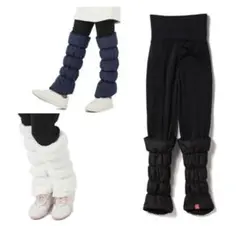 新品★マリクレール　レッグウオーマー一体型レギンス　定価6490円