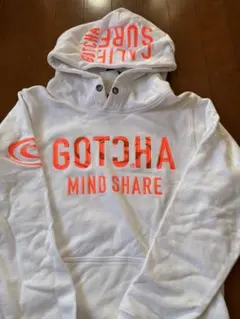 GOTCHA ホワイト パーカー XS