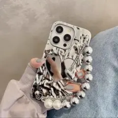 韓国 大人気デザイン♡ 高級感 iphoneケース スマホカバー Y2K