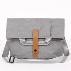 メンズ ショルダー トート バッグ ２way 斜めがけ パールグレイ