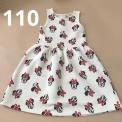 H&M Disney ミニーマウス ノースリーブワンピース 110-116