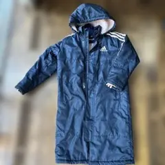 adidas Climastorm ベンチコート 130サイズ ネイビー