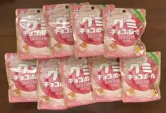 森永製菓　グミチョコボール国産白桃　47g×9袋のサムネイル