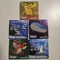 ポケモンレンジャーと蒼海の王子 マナフィ すばる堂 ミニカード 2006 5枚