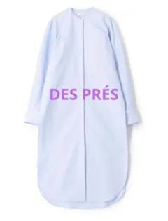 デプレ　ハイカウントピケ ブザムシャツワンピース