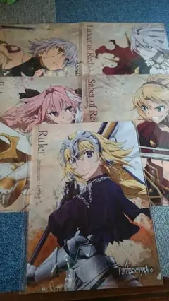 ローソン限定 FGOクリアファイル5枚セット✨