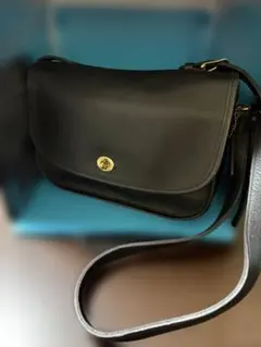 【極美品】COACH オールドコーチ ショルダーバッグ クロスボディ ブラック