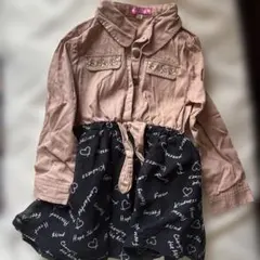 長袖ワンピース チュニック100cm