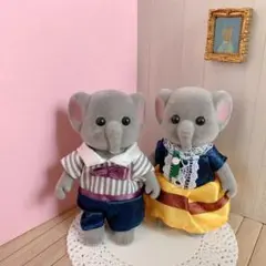 未使用　フォレストファミリー　ゾウさん？大人サイズ　シルバニアサイズ