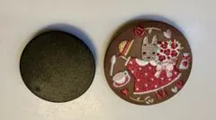 刺繍缶バッチ➕スマホグリップセット