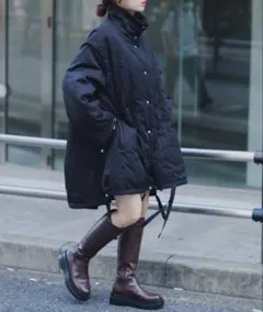 【ハル.様専用】Kastane／キルティングリバーシブルミドルコート／サイズ1