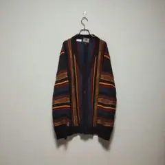 80s〜90s 3D カーディガン ニット セーター coogiのサムネイル