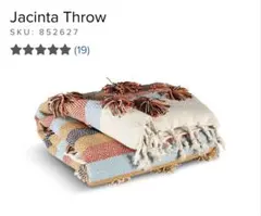 【Ashley】Jacinta Throw ブランケット マルチカラー タッセル
