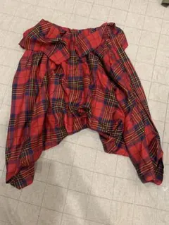 コムデギャルソン　サルエルパンツ　赤 COMME des GARCONS - 美品 コムデギャルソン COMME des GARCONS