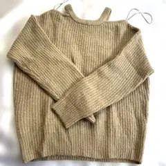 AZUL ニットセーター 肩出し