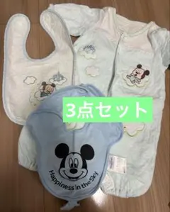 3点セット★ ミッキー ツーウェイ・ドレスオール & スタイ