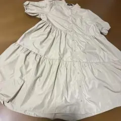 （612）basement online フリルAラインワンピース　サイズF