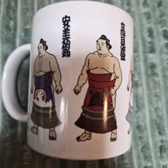希少・懐かしの銘力士】大相撲 力士イラスト マグカップ