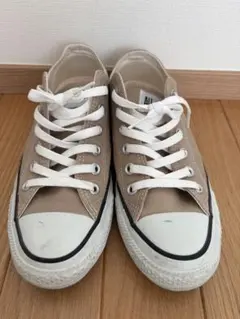 ALL STAR ベージュ ローカット スニーカー