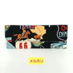 【匿名配送】487　カトラリーケース☆アメリカ☆　マジックテープ　男の子