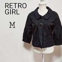 RETRO GIRL ブラックジャケット M