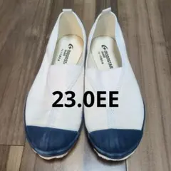 MOONSTAR 上履き 23.0EE ホワイト/ネイビー
