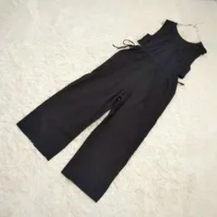 ローリーズファーム　オールインワン　綿100% F ノースリーブ　ブラック