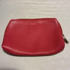 FURLA レッド ポーチ