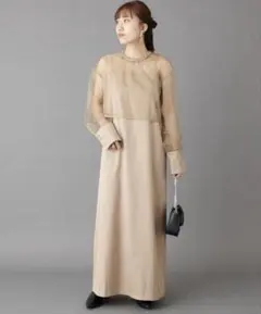 Discoat ディスコート　オケージョン　ドレス　ベージュ