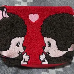 モンチッチ　サガラ刺繍ポーチ