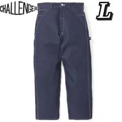 CHALLENGER ダークデニム ワークパンツ CHALLENGER / DENIM WORKER PANTS -Washed Black-