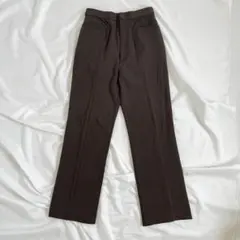 ヴィンテージ センターシーム フレアパンツ ブラウン アースカラー ノームコア